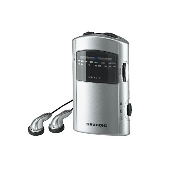 Транзисторный радиоприемник Grundig MICRO 61 FM серебристый | Электроника