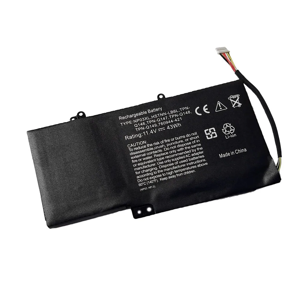 Аккумулятор для ноутбука HP Envy X360 15 Pavilion 13-a000 Series. 11.4V 3720mAh PN: NP03XL