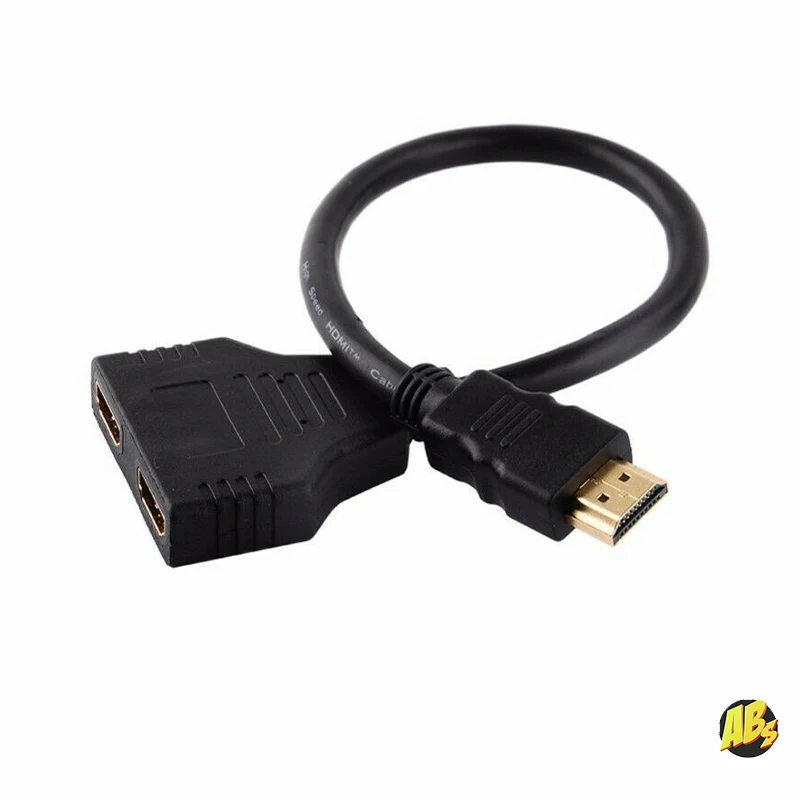 1080P HDMI Splitter Male to Female Cable Adapter Converter HDTV 1 Input 2 Output port Switch|Кабели HDMI| |