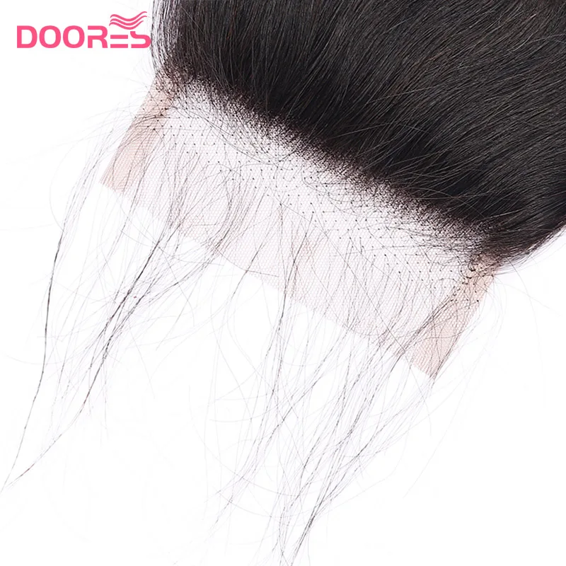 Doores Hair 100% человеческие волосы на шнурке 4*4 кружевные волнистые бразильские remy