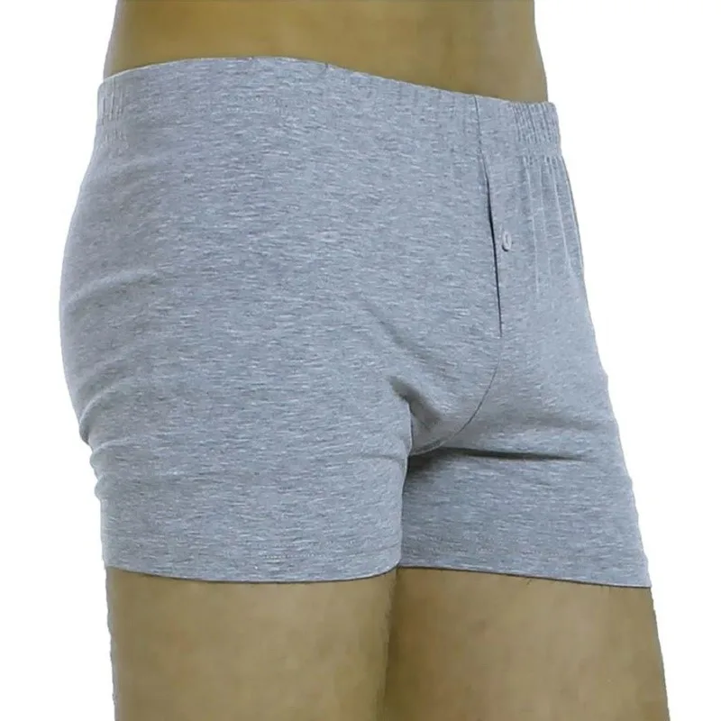 Focuswear-5 adet-йонъю дюгмели, erkek boxer - Цвет: Серый