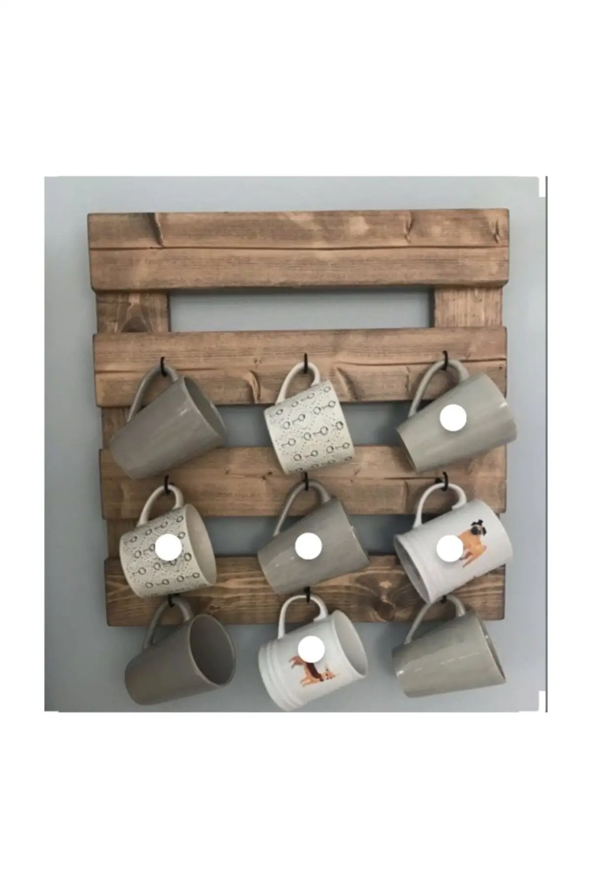 Декоративный деревянный держатель для чашки настенный органайзер украшение |