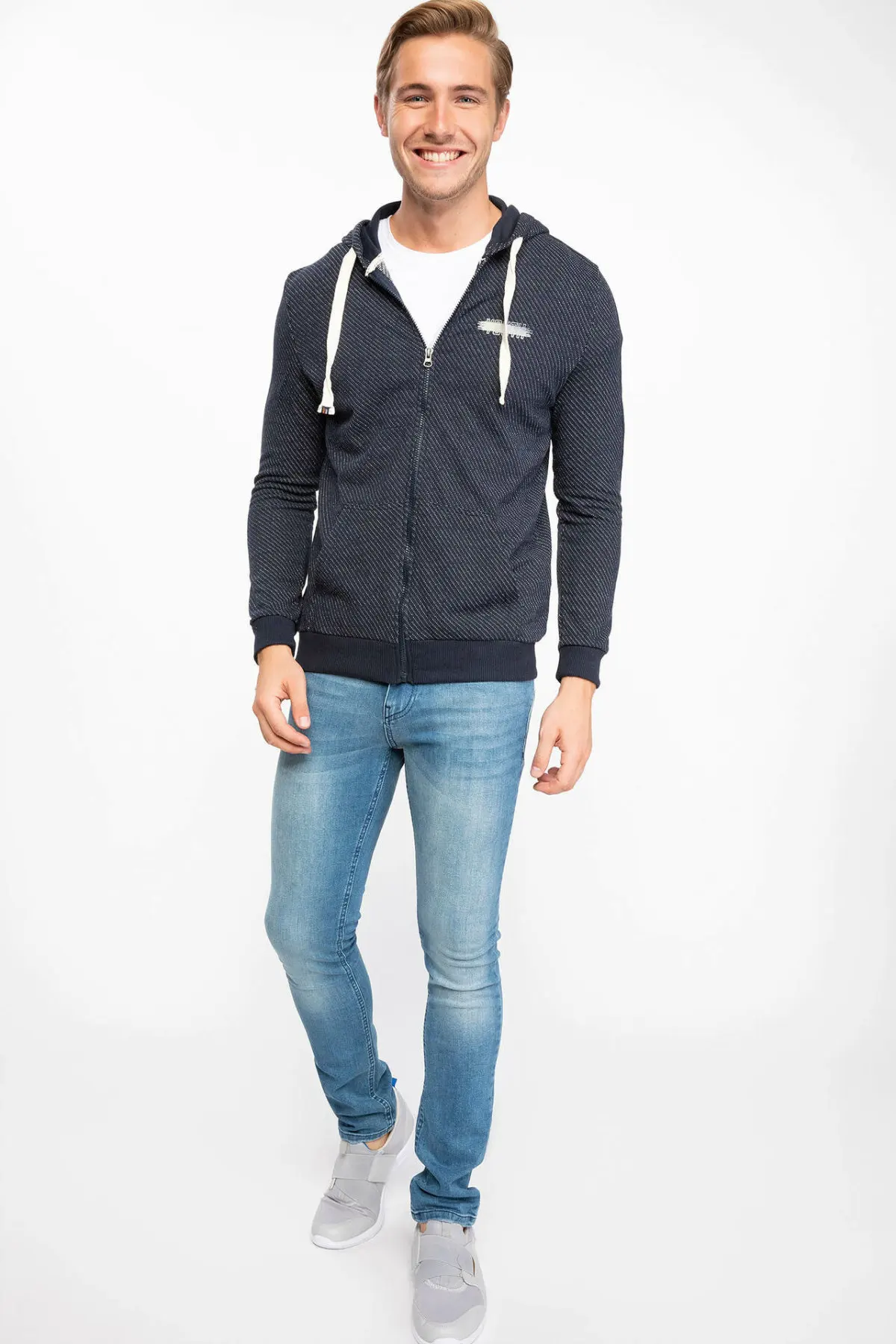 DeFacto мужские осенние повседневные спортивные пальто с длинным рукавом мужской