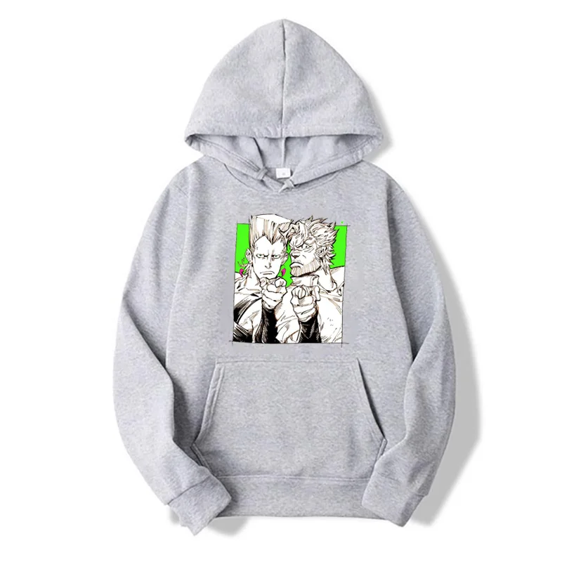 JoJo's Bizarre Adventure Hoodie Women Japan Anime Print Long Sleeve Hooded Sweatshirt