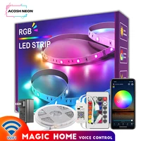 wifi led strip light with 24keys remote control 5101520m smart flexible waterproof led strip lights for christmas home room