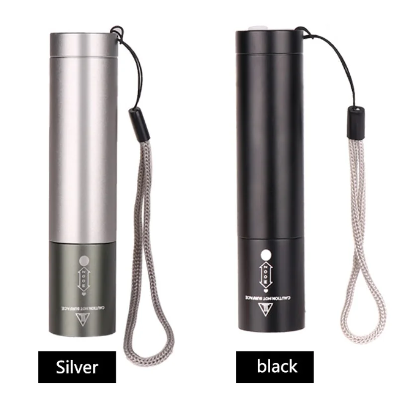 Ручной светодиодный фонарь 3 Вт встроенный аккумулятор зарядка microUSB режима