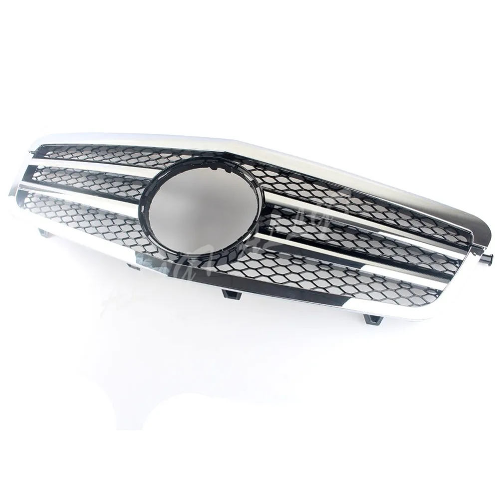 Передняя решетка автомобиля подходит для Mercedes Benz E Class E350 E550 E63 2010 2011 2012 2013 W212 решетка матовый черный хром AMG