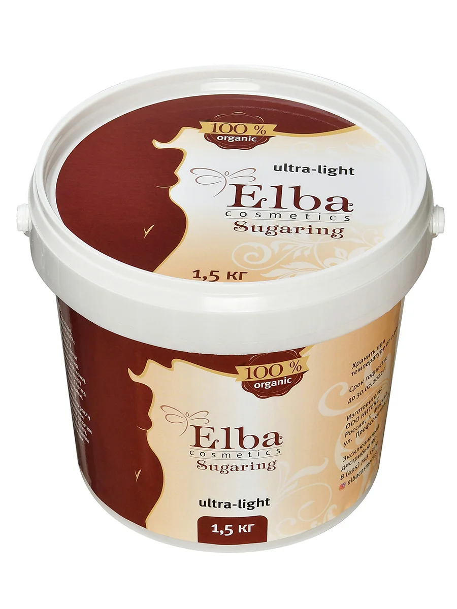 Сахарная паста ультра-мягкая 1500гр elba cosmetics | Красота и здоровье