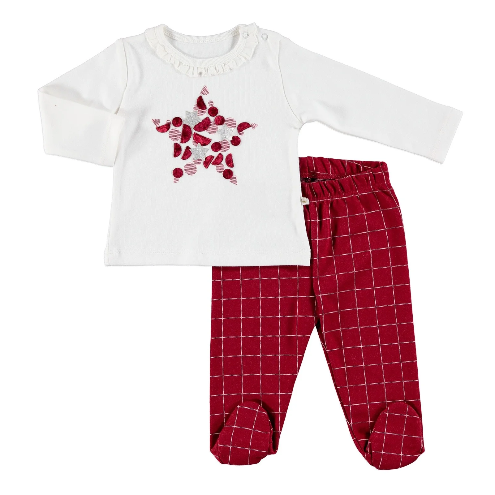 Ebebek For My Baby Tale/толстовка с гофрированным воротником комплект со штанами из 2