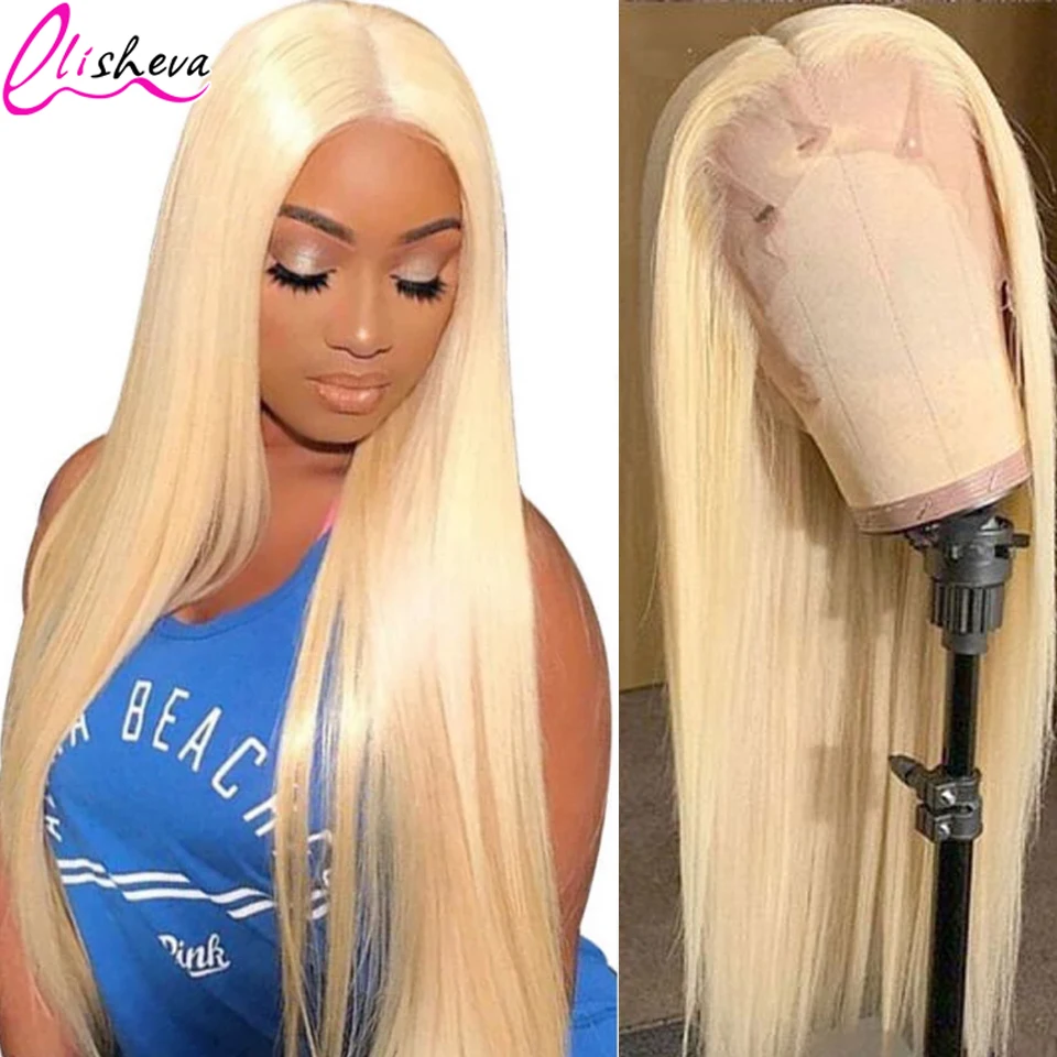

Blonde 613 Straight Lace Front Wig 13x4 Transparent Lace Frontal Wig Human Hair Wigs 4x4 Closure Wig For Women Brazilian Hair