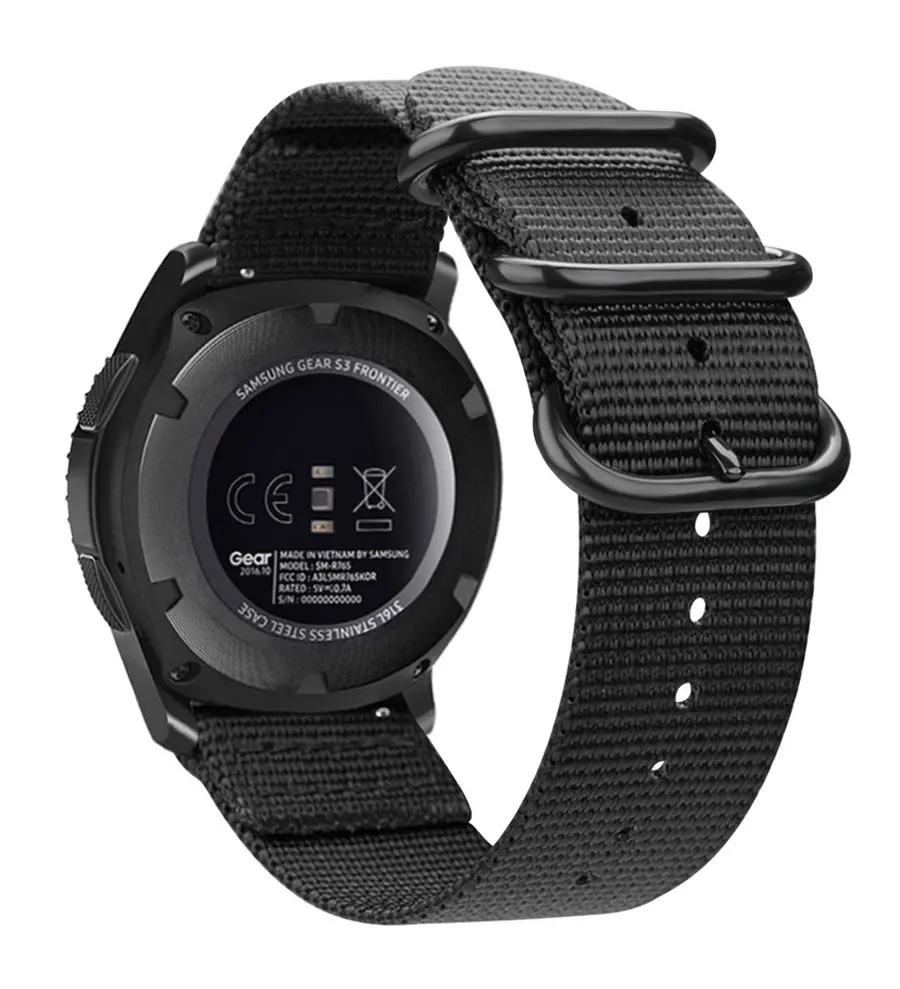 amazfit bip ремешок gear s3 galaxy watch 46 мм для gear S3 Frontier galaxy watch Active Amazfit Bip huawei watch Gt Nato ремешок
