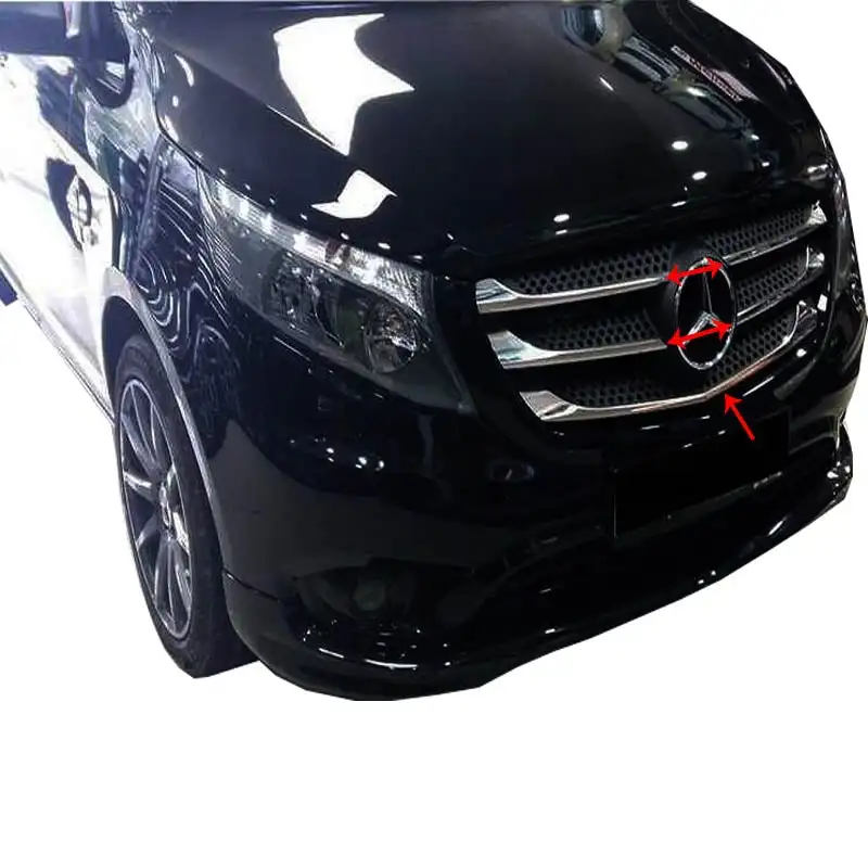 

Декоративное покрытие для переднего гриля 5 шт. Для Mercedes Vito W447 2015-2021