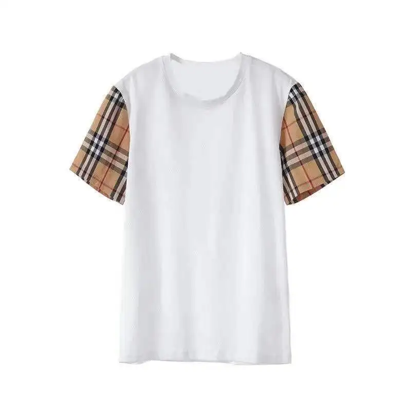 

Summer Women's Suit Short Sleeve + Shorts Set Korean Short Sleeve Sports T-Shirt Plaid Wide Leg Pants Shorts