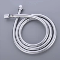 1 5m pvc flexible shower hose 360 degree winding preventing explosion proof pipes bathroom shower set accessories silver black