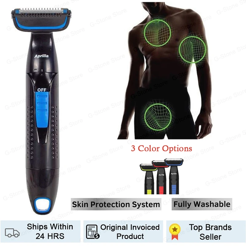 100% Водонепроницаемый Бритва для тела 3 мм Гребень кожи протекторами Для мужчин