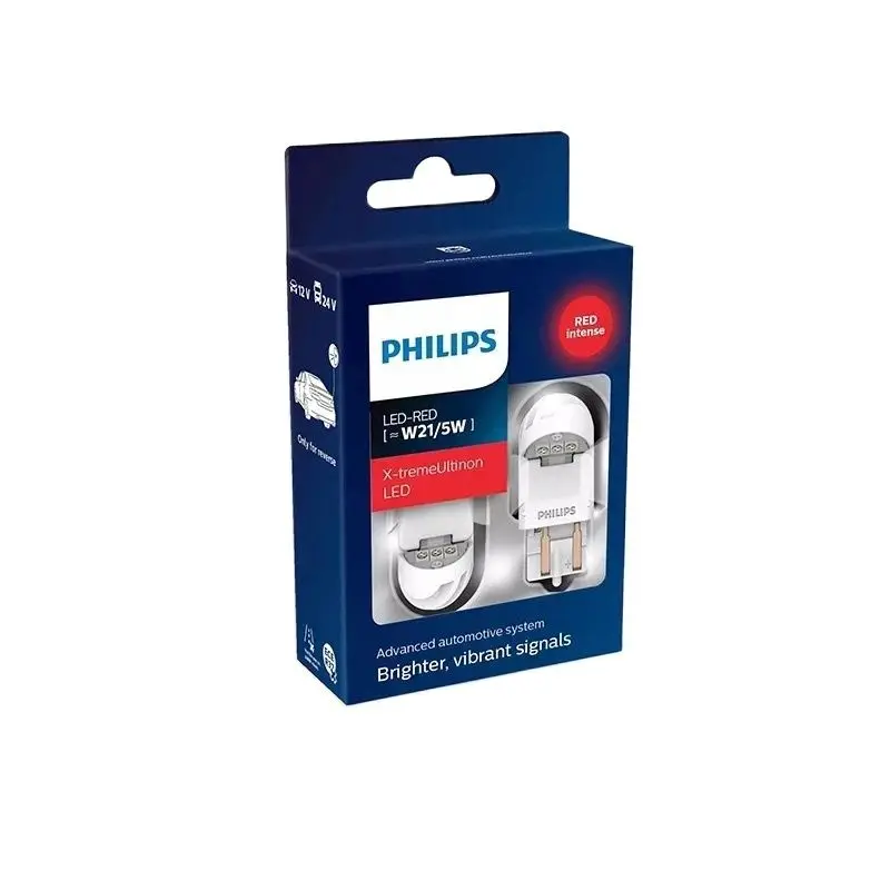 Светодиодная лампа W21/5W PHILIPS X-tremeUltinon LED gen2 12/24В (уп.2шт.) 11066XURX2 | Автомобили и