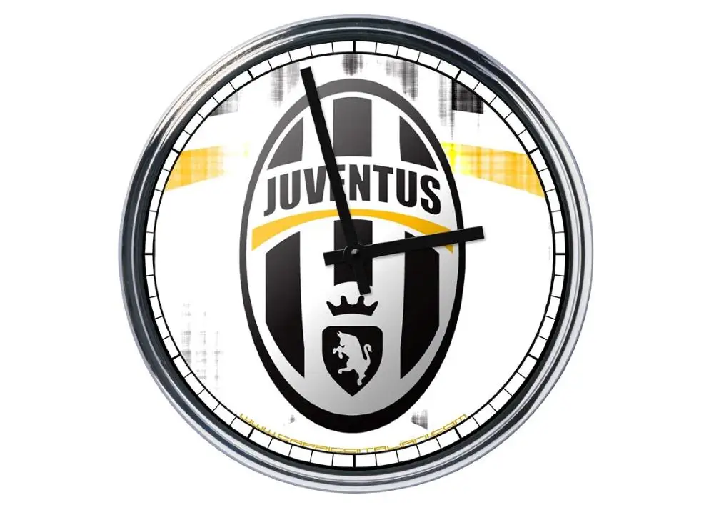 Настенные часы из стали Ювентус|Настенные часы| |