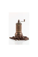 authentic traditional ottoman pattern copper pepper salt spice mill hand mill handwork kitchen partial free shipping