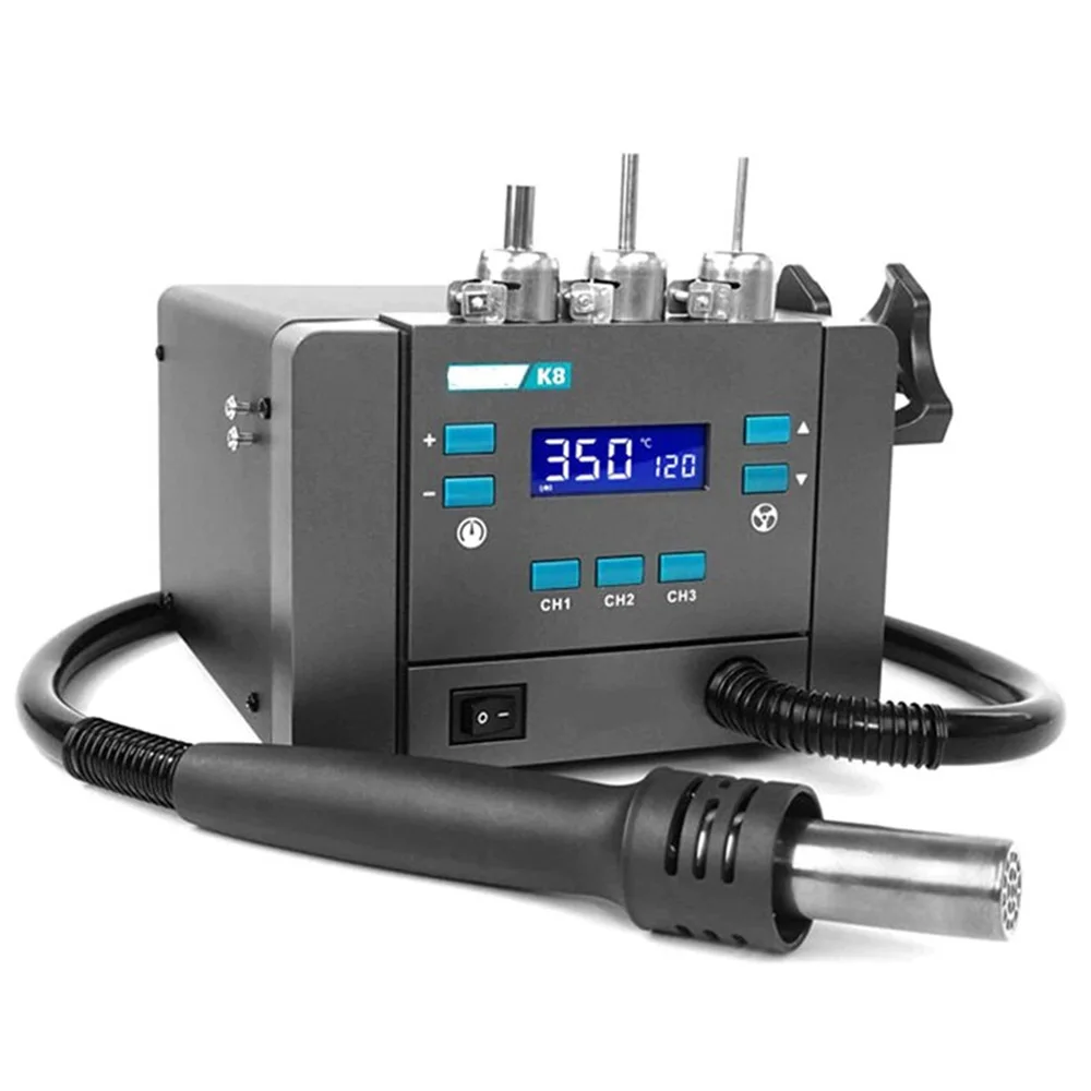 

K8 Hot Air Desoldering Station 1000W PK 861DW+ LCD Display Precise Constant Temperature For Various Chip-level Repairs