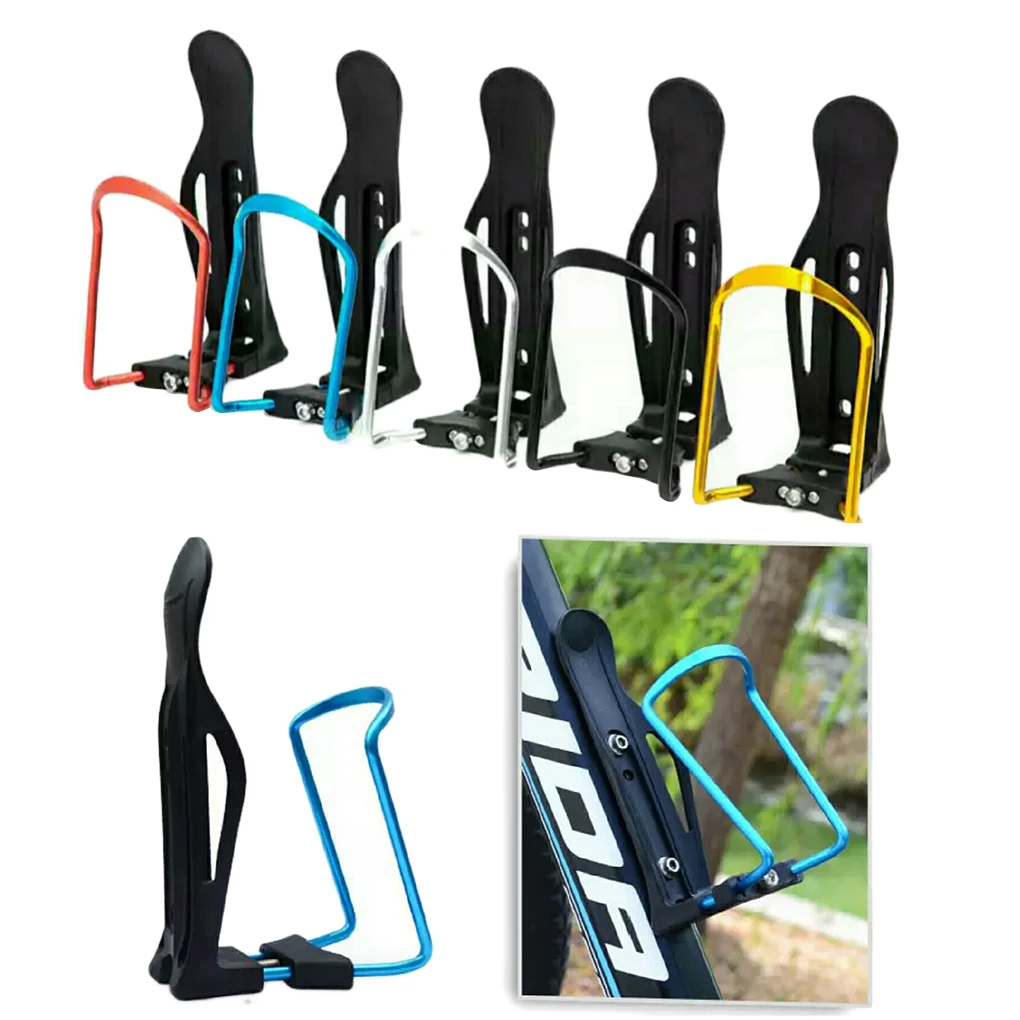 

Water Bottle Holder Adjustable Alloy Bicycle Water Cup Cage Bracket Ushake Bike Drink Holder