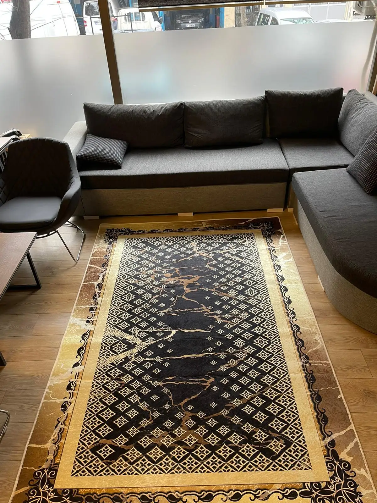 

Decorative Oriental Ornament Floor Non Slip Table Blanket Soft Door Mat Nursery Carpet for Living Room Home Indoor Runner