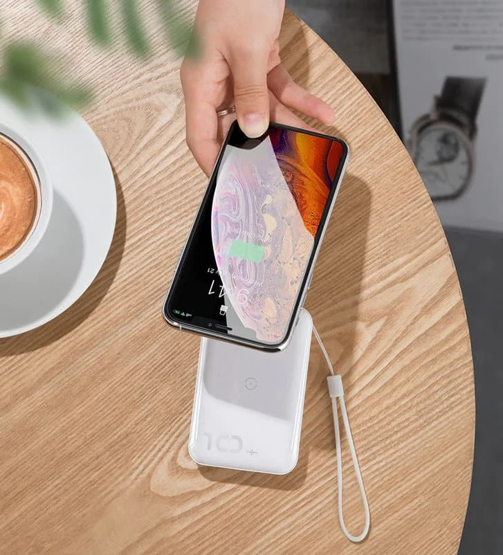 Внешний аккумулятор с беспроводной зарядкой Baseus Mini S Bracket 10W 10000mAh 18W Чёрный |