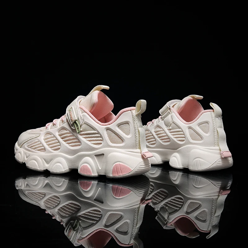 

2021 Childrens Sneakers Boys For Summer New Running Flats Kids Light Fashion Breathable Girls Platform Chunky Sport Casual Shoes