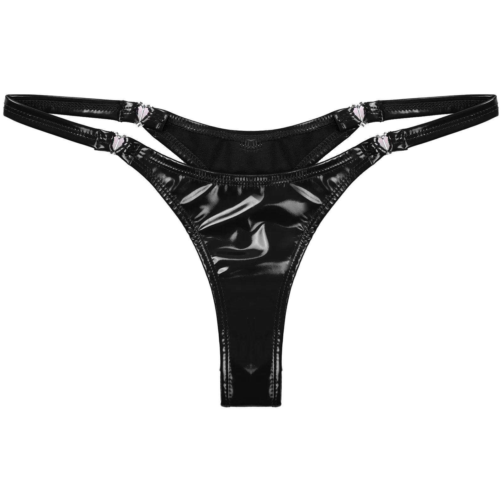 

Plus Size Women Thongs And G strings PVC Wetlook Leather Panties Sexy Bikini Shorts Bragas Lenceria Erotica Mujer Sexi Underwear