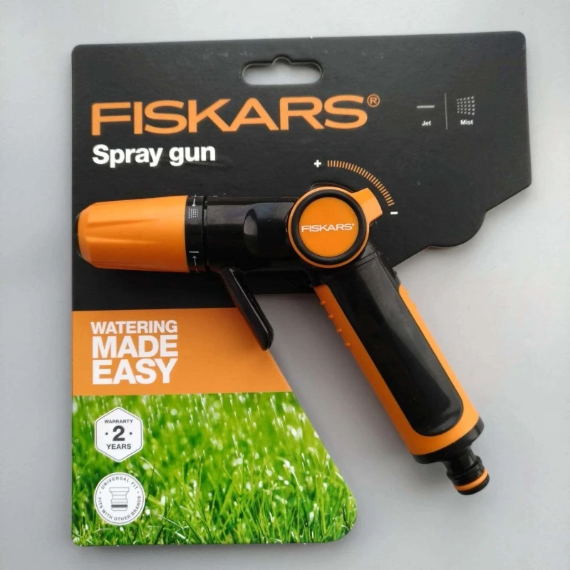 Пистолет распылитель Fiskars (1020445) садовый водяной пистолет для полива шланга