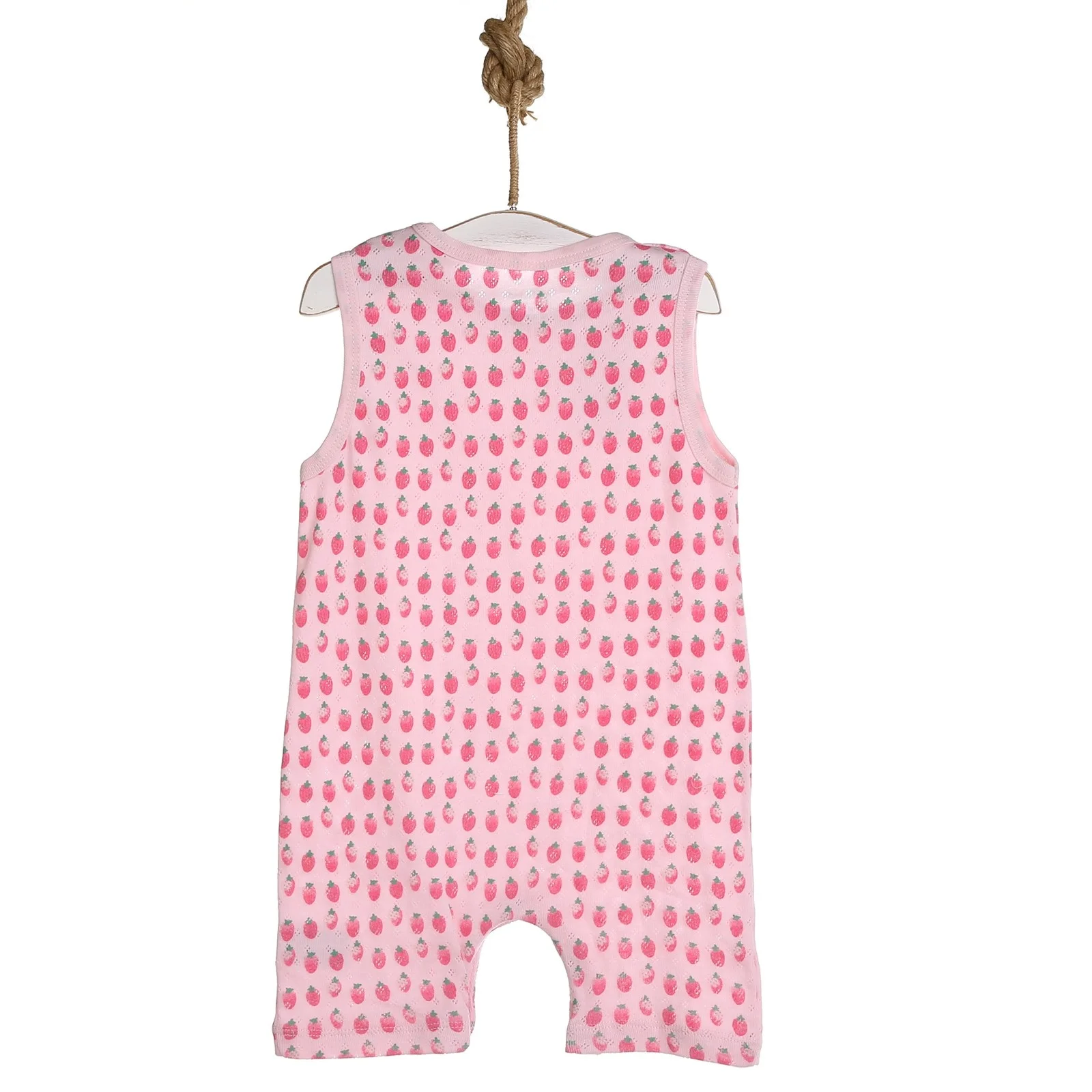 Короткий комбинезон с клубничкой для маленьких девочек ebebek Aziz Bebe| |