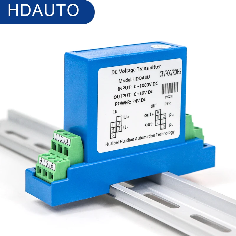 Передатчик напряжения постоянного/переменного тока 500 В переменного от 0-В до 0-20