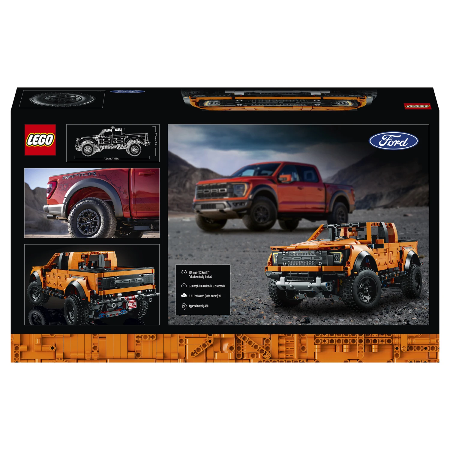 Конструктор LEGO Technic 42126 Ford F-150 Raptor | Игрушки и хобби