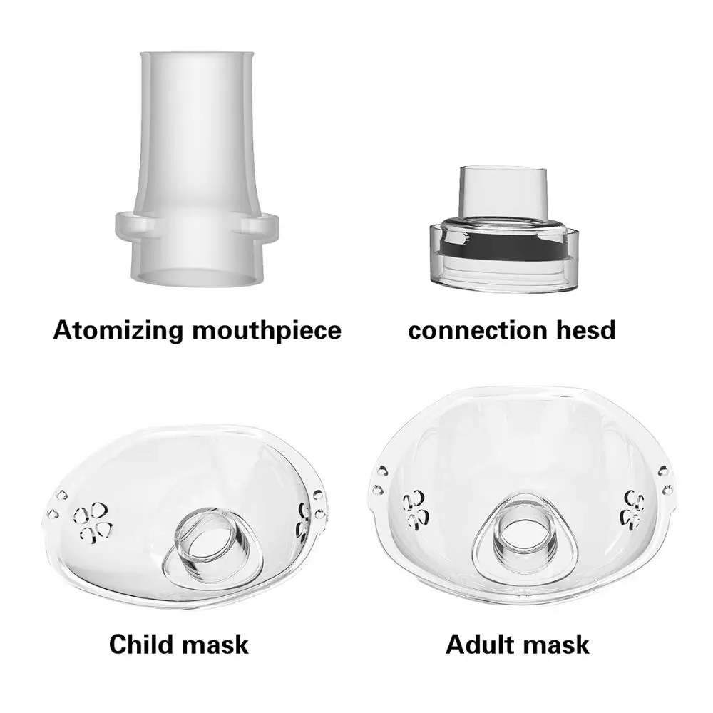 Portable Nebulizer Machine Medical Atomizer Nebuliser Inhalator Adult Children Silent Inhaler Humidificador Nebulizador Portatil | Красота и