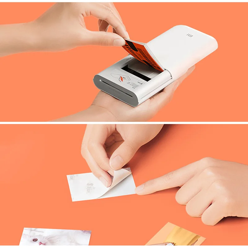 Оригинальный карманный мини-фотопринтер Xiaomi принтер ZINK самоклеящаяся бумага для