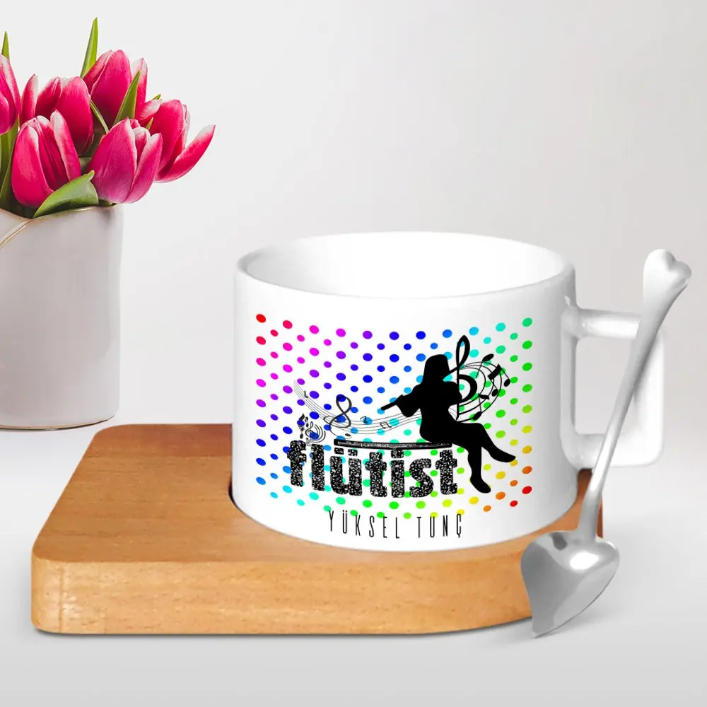 

Персонализированная профессиональная керамическая чашка Altlıklı из древесины флютистов-2