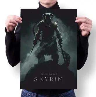 Плакат The Elder Scrolls V: Skyrim / Древние свитки 5: Скайрим №11 А4 | Дом и сад