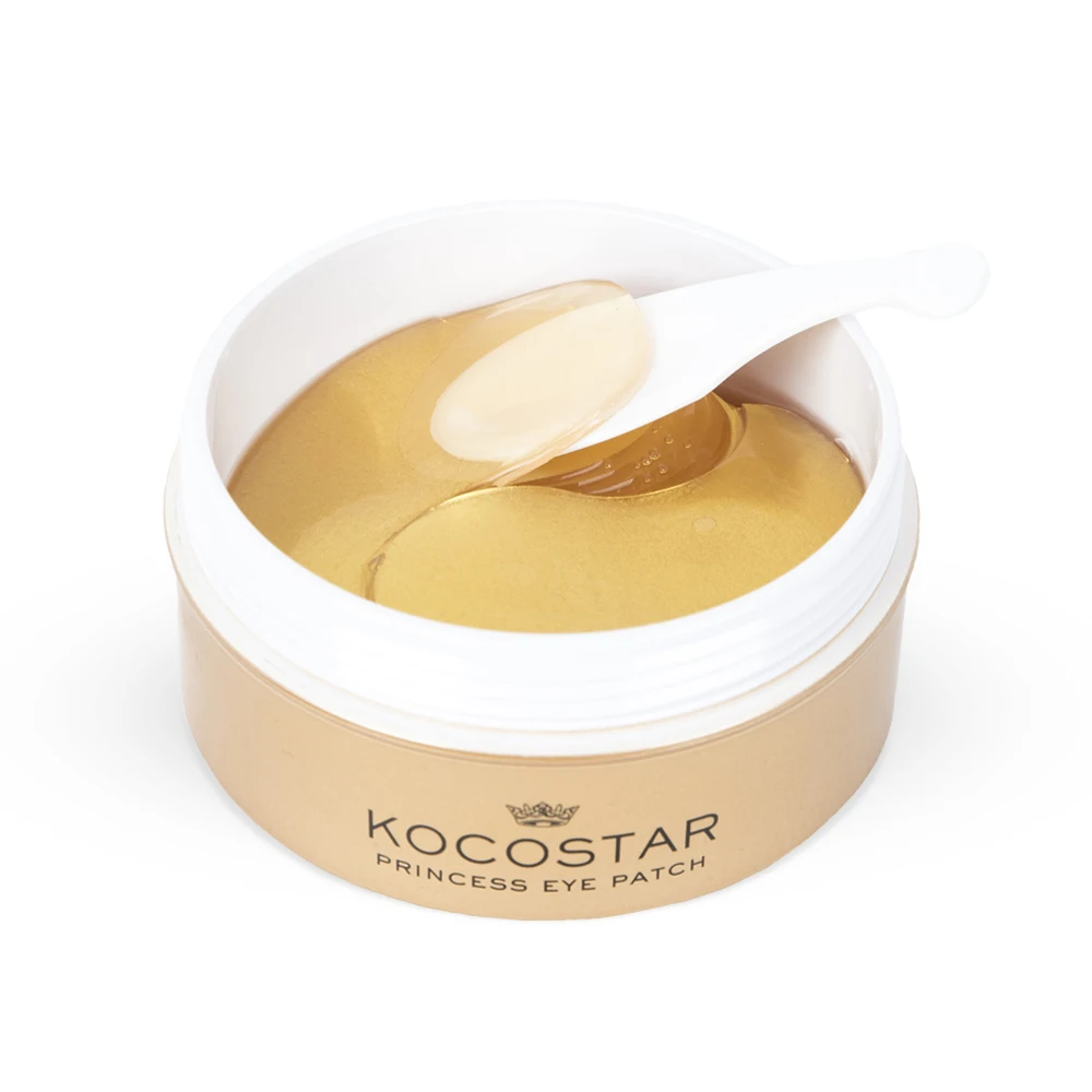 Kocostar Гидрогелевые патчи для глаз( 60 патчей/30 пар) (Золото) 90г/ Princess Eye Patch (Gold) |