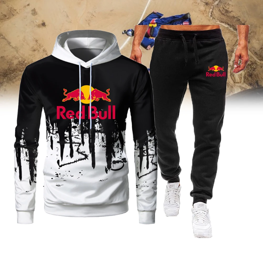 

2022 Autumn and Winter Fashion Tracksuits Men's Pullover Hoodies and Sweatpants Jogging Suits(4 Colors)