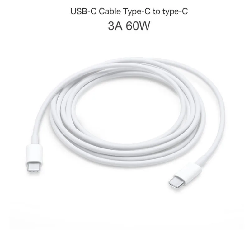 USB C кабель для быстрой зарядки 2 м USB2.0 3A MacBook/Pro/Air iPad Pro и адаптер питания типа 29 Вт 30