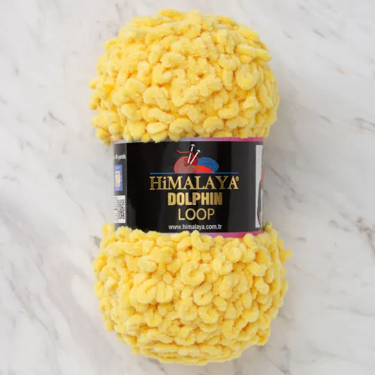Himalaya Dolphin Loop Дельфин Петля 100g Бархат вьющиеся Вязание для вязания крючком пряжа
