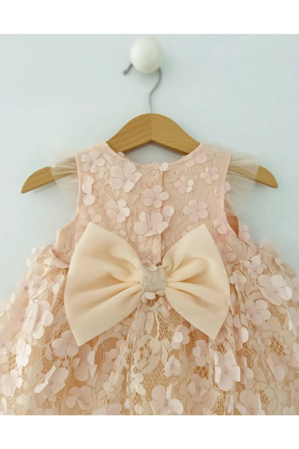 

Flaneur Baby Girl Sleevless Dress For Summer 2021 Special Occasion Premium Quality Cotton Lining