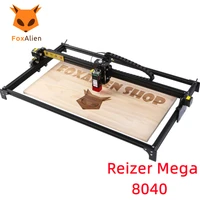 cnc laser machine with 32 bit board class 4 fixed focus laser 80x40cm engraver area for wood acrylic metal engraving foxalien