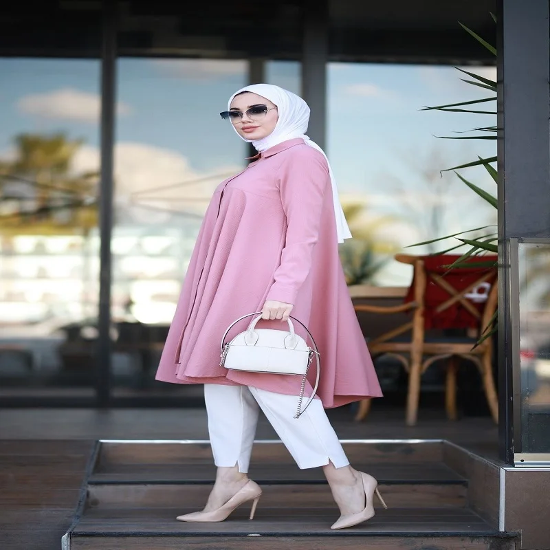 

Islamic tunic pink Istanbul 2021 fashion