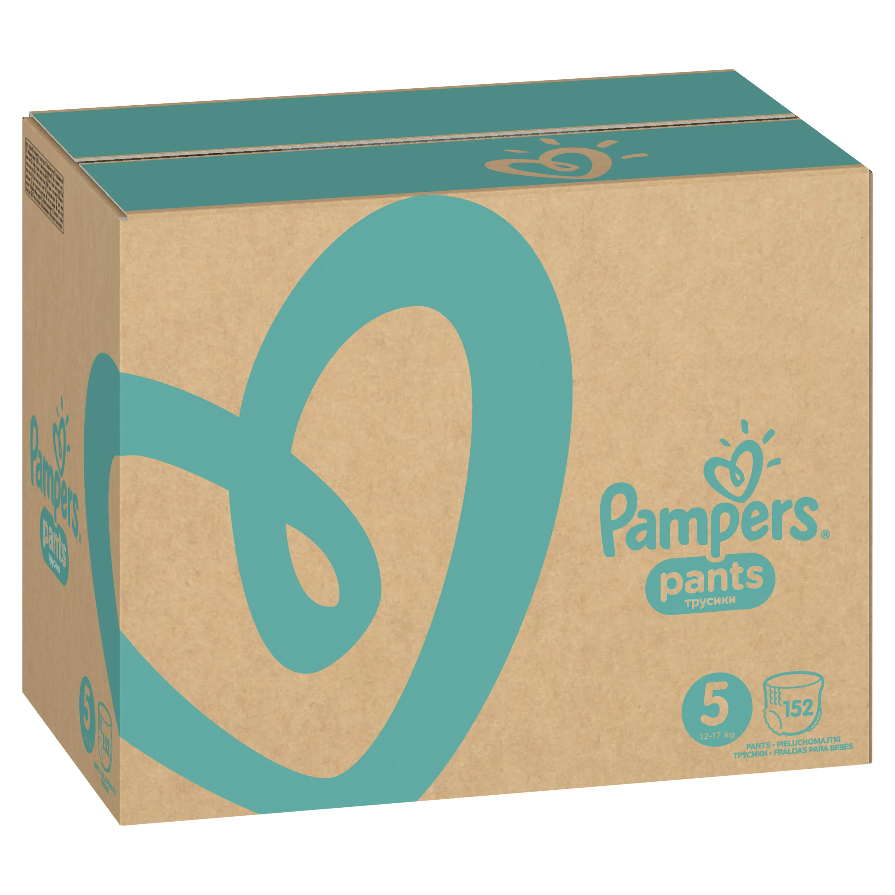 Подгузники-трусики Pampers Pants 12-17 кг размер 5 152шт. | Мать и ребенок