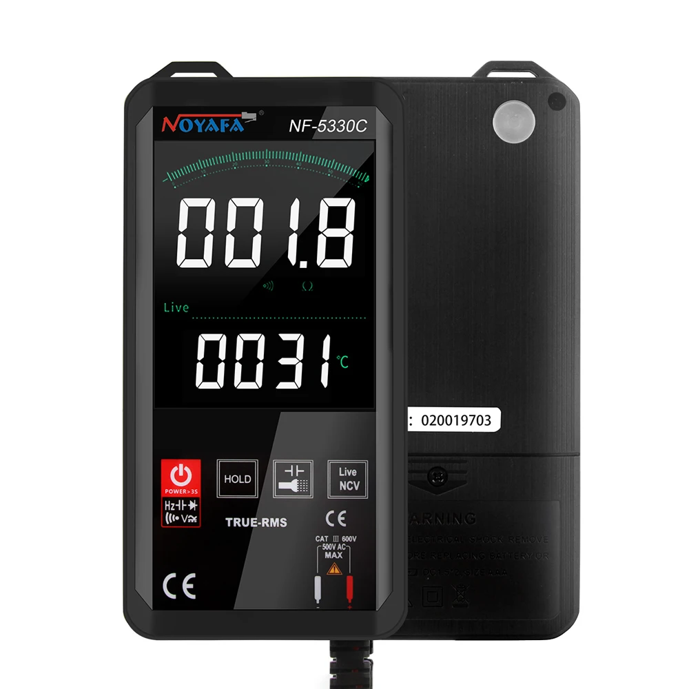 Цифровой умный мультиметр NOYAFA NF-5330C ЖК-дисплей автоматическое определение