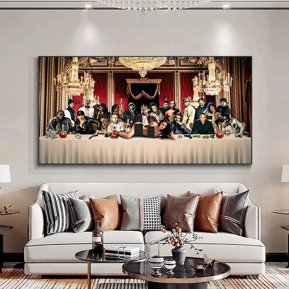 Художественная Картина на холсте в стиле хип-хоп постеры и принты истинные