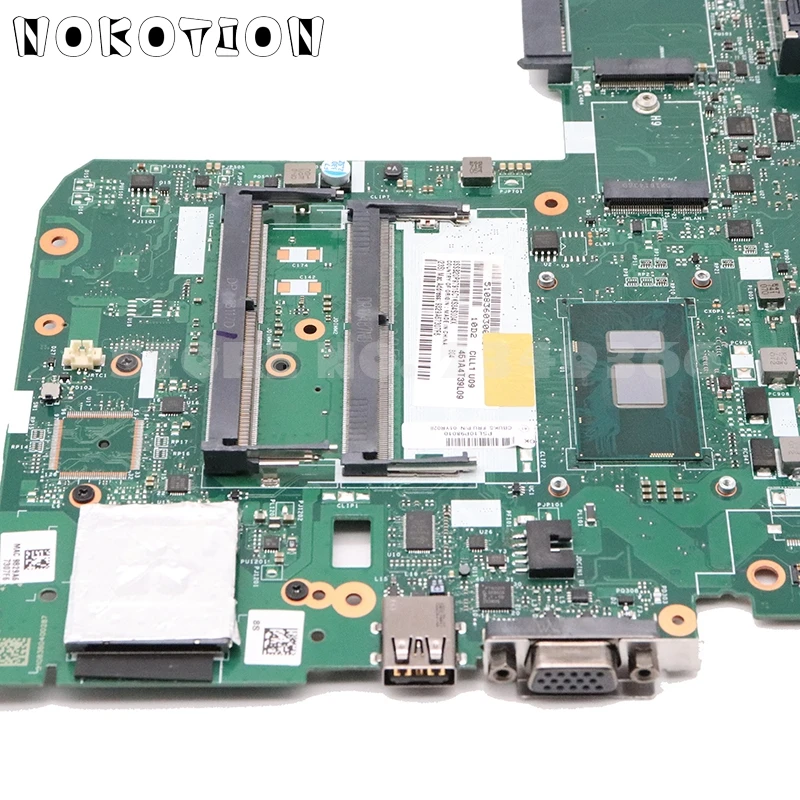 NOKOTION 01YR028 CILL1 L2 LA-C422P материнская плата для lenovo ThinkPad L570 Материнская плата ноутбука SR2F1 I7-6600U 2,6 ГГц процессор