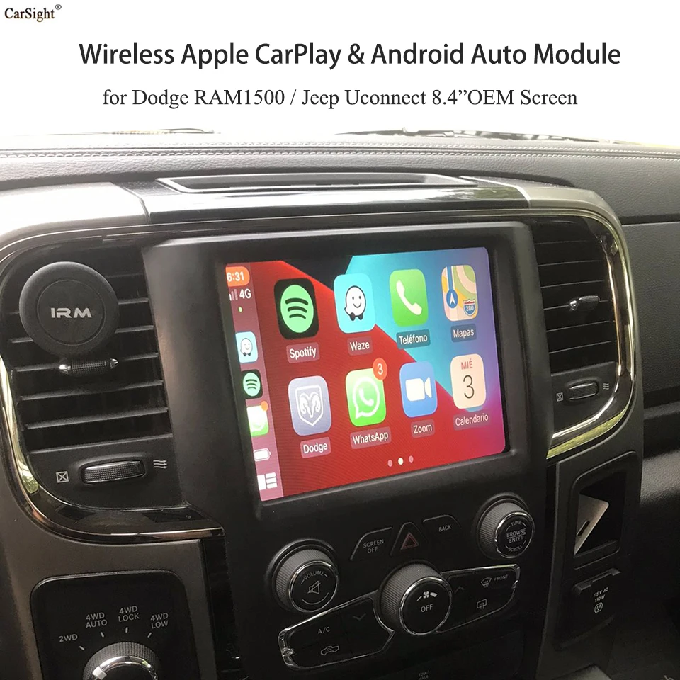 Зеркальное приложение для подключения смартфона к Jeep Grand Cherokee XJ KL 8 4 Uconnect 2014-2020 Apple