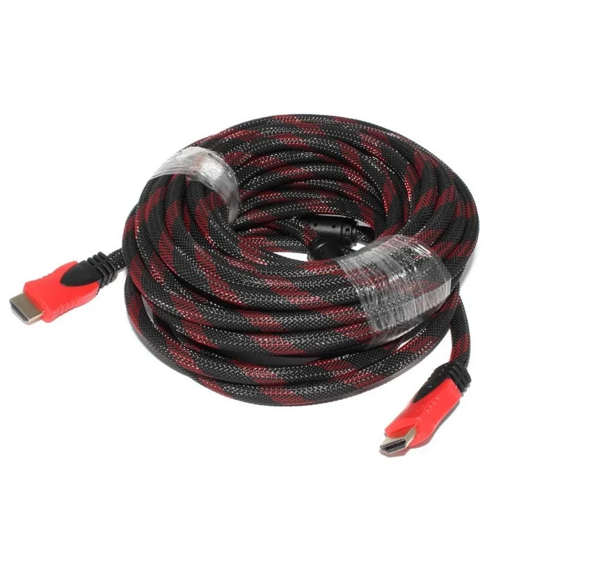 Кабель HDMI 20 метров FullHD 1920*1080 c ферритовыми кольцами. Провод шнур HDMI. | Аудио- и