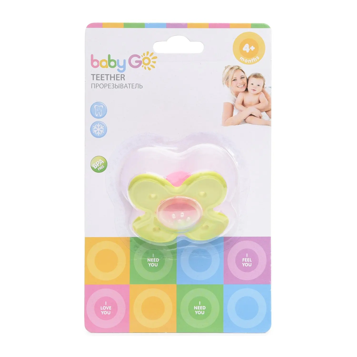 Teethers baby go flower green s5-3650 | Мать и ребенок